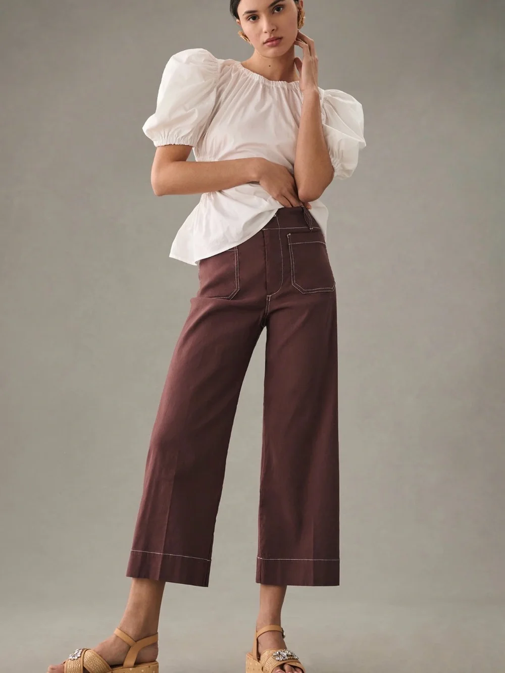 Collette Wide Leg Pants - TALL - Picture 2 of 11